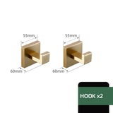 Ensemble d’Accessoires de Salle de Bain ModernSteel – Kit Complet en Acier Inoxydable Brossé