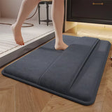 VelouraDry – Tapis de Bain Ultra Absorbant en Velours Corail Antidérapant