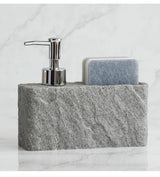 StoneStyle Distributeur de Savon avec Support Éponge