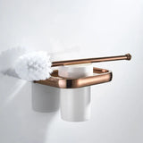 ÉléganceRose Porte-Brosse WC Premium