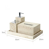 Ensemble de Salle de Bain Travertin Beige