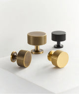 Boutons de Meuble en Laiton Massif