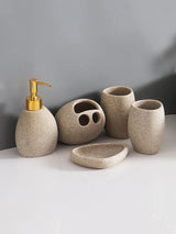 Ensemble d’Accessoires de Salle de Bain Nordique Élégance