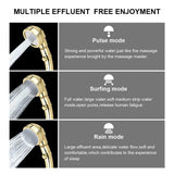 Pomme de Douche à Main Rotative – 3 Modes de Jet Économiseur d’Eau