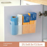 Organisateur de Porte Multifonction sans Perçage – Support de Rangement pour Épices, Films Alimentaires et Accessoires