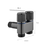 FlowMaster Duo – Robinet Double Sortie Mural pour WC & Machine à Laver
