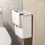 Poubelle Murale Multifonction 2-en-1 – Compacte pour Cuisine, Salle de Bain & WC