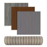 Panneau Mural Adhésif 3D -Lames Design – Revêtement Décoratif PVC Imperméable pour Murs et Plafonds