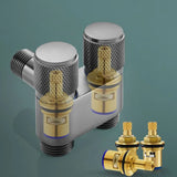 FlowMaster Duo – Robinet Double Sortie Mural pour WC & Machine à Laver