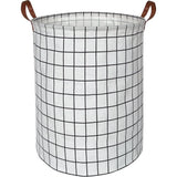 Panier à Linge Pliable en Canvas & Lin