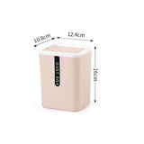 Mini Poubelle de Table Compacte avec Couvercle Basculant