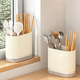 KitchenFlow – Porte-Ustensiles Multifonction avec Égouttoir et Fixation Murale Sans Perçage