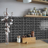 Stickers Muraux Effet Marbre Noir et Blanc
