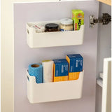 Organisateur de Porte Multifonction sans Perçage – Support de Rangement pour Épices, Films Alimentaires et Accessoires