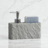 StoneStyle Distributeur de Savon avec Support Éponge