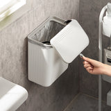 Poubelle Murale Multifonction 2-en-1 – Compacte pour Cuisine, Salle de Bain & WC