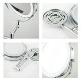 ClarityMirror – Miroir Mural de Maquillage Rechargeable 20 cm avec LED