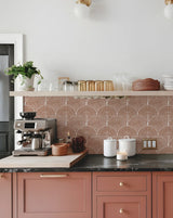Stickers de Carrelage Autocollants – Lot de 10 Pièces Style Bohème Terracotta