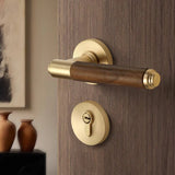 Poignée de Porte Intérieure en Bois de Noyer