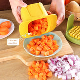 VeggiePro – Coupe-Légumes Multifonction et Découpe-Frites à Pression