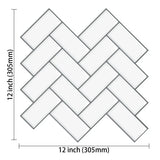 Carreaux Muraux Adhésifs 3D Motif Chevron