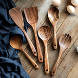 WoodEase – Set de Cuisine en Bois avec Seau de Rangement