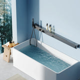 AquaLuxe Premium – Système de Douche Mural avec Étagère et Porte-Serviettes