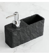 StoneStyle Distributeur de Savon avec Support Éponge