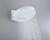 ThermoRain Prestige – Ensemble Douche Thermostatique Murale 3-en-1 en Laiton Brossé