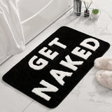 Tapis de Bain Antidérapant Microfibre SoftShag “Get Naked”