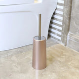 Brosse WC Luxe Inox Rosé – Ensemble avec Support Élégant