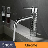 Robinet de Lavabo Diamant Noir – Mitigeur Monocommande Design en Laiton