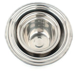 NestSteel – Set de Bols en Acier Inoxydable Empilables pour Cuisine, Camping & Outdoor