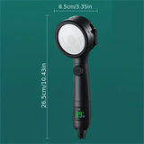 AquaTemp Smart – Pommeau de Douche LED avec Affichage Température & Haute Pression