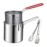 CrispMaster – Set de Friture Profonde en Acier Inoxydable 304 Économiseur d’Huile
