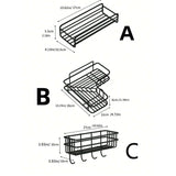 CornerSteel – Étagère d’Angle Murale pour Salle de Bain et Cuisine avec Support de Rangement en Métal