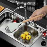 Set de 12 Ustensiles de Cuisine en Silicone avec Poignées en Bois – Pratique et Élégant