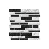 Stickers Muraux Effet Marbre Noir et Blanc