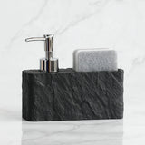 StoneStyle Distributeur de Savon avec Support Éponge