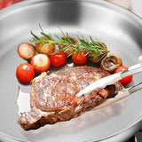 Poêle Inox 304 Premium – Antiadhérence Naturelle Compatible Induction & Gaz