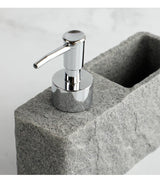 StoneStyle Distributeur de Savon avec Support Éponge