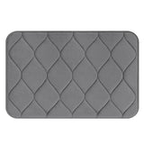 Tapis de Bain en Mousse à Mémoire de Forme Ultra Doux – Antidérapant et Absorbant | Séchage Rapide | Lavable en Machine