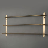 CopperLine – Barre à Serviettes Murale en Cuivre avec Crochet