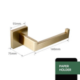 Ensemble d’Accessoires de Salle de Bain ModernSteel – Kit Complet en Acier Inoxydable Brossé