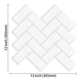 Carreaux Muraux Adhésifs 3D Motif Chevron