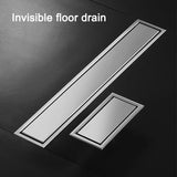 Caniveau de Douche LuxDrain Invisible Doré