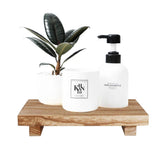 WoodNest – Plateau Décoratif en Bois Style Maison de Campagne pour Salle de Bain et Cuisine