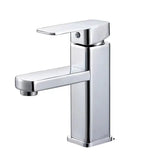 Mitigeur de lavabo moderne en noir ou chromé avec commande unique