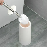 Brosse WC Design Scandinave GoldMinimal – Ensemble avec Support Élégant