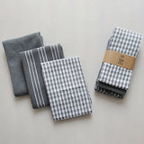 Serviettes de Cuisine Premium en Coton – Lot de 3 | Ultra Absorbantes & Élégantes